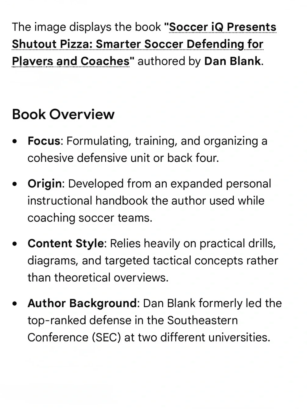 Soccer IQ Book Set of 2 Books, Soccer IQ & Shutout Pizza
